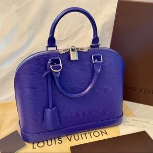 Louis Vuitton Alma PM in Figue Epi leather EUC
